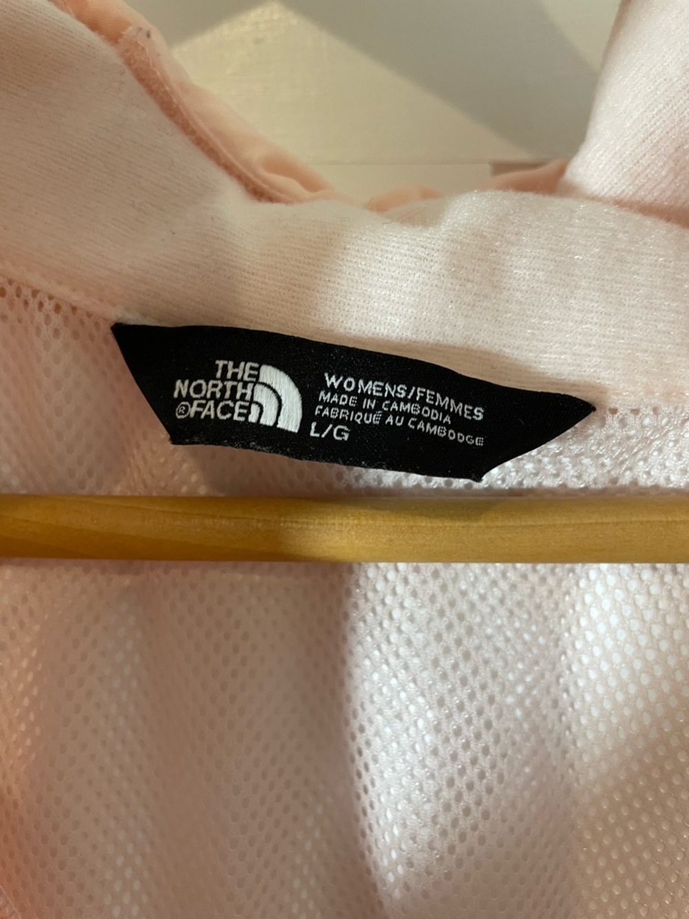 Light Pink The North Face Women's Resolve 2 rain Jacket size L outdoors camping - Picture 3 of 3